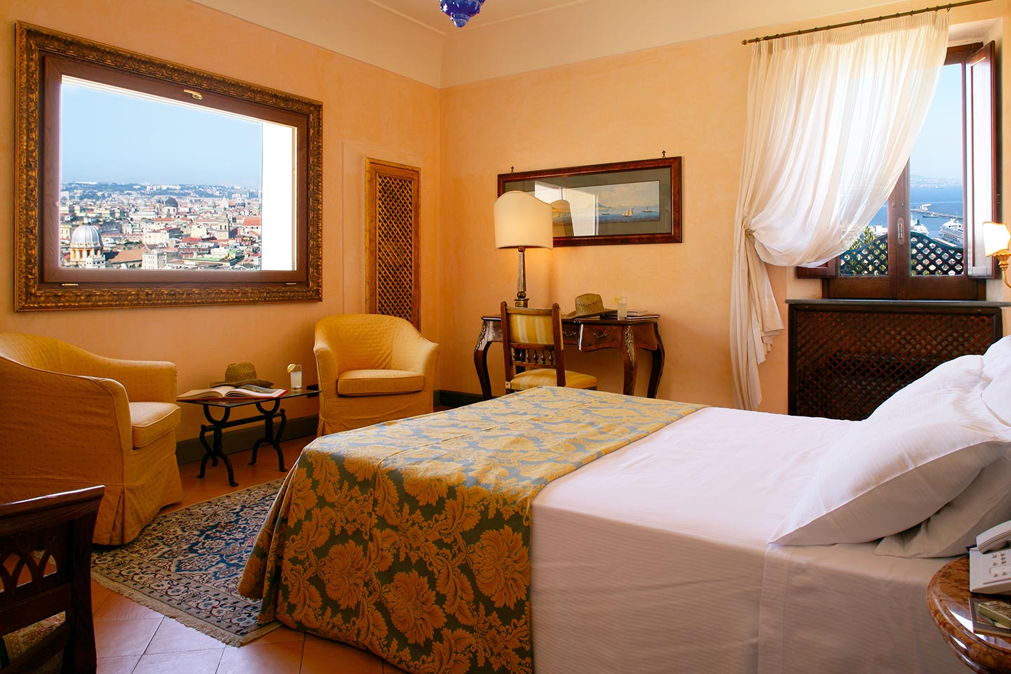 Meerblickzimmer im Hotel San Francesco